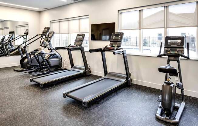 Fitness Center at Sandstone Villas in Omaha, NE