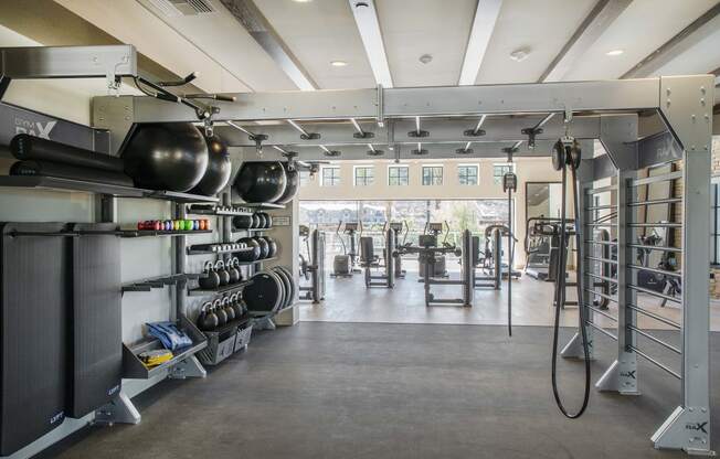 fitness center at Marisol Apartments