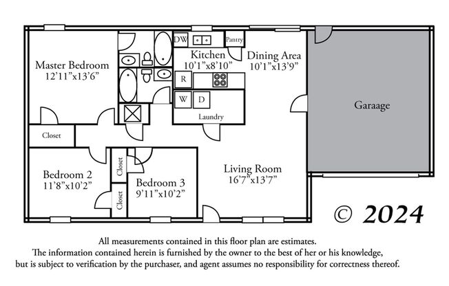 3 beds, 2 baths, $1,650