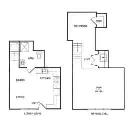 1 bed, 1 bath, 678 sqft, $2,325