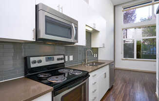 Kitchen with Stainless Steel Appliances