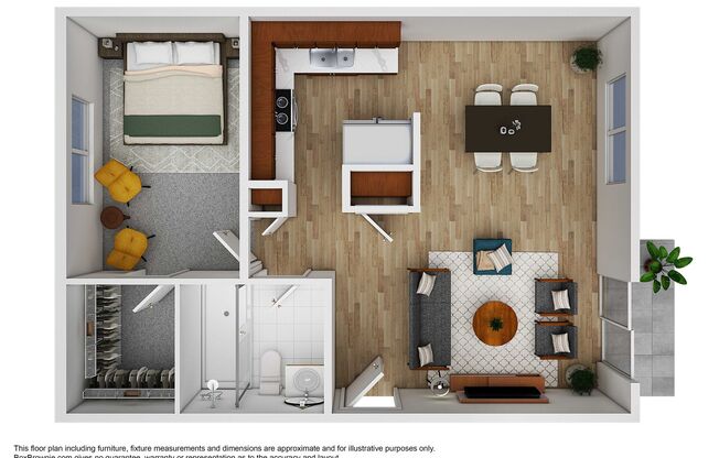 1 bed, 1 bath, 550 sqft, $1,245, Unit 30