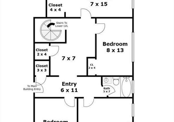 5 beds, 2 baths, 1,430 sqft, $9,499, Unit 4