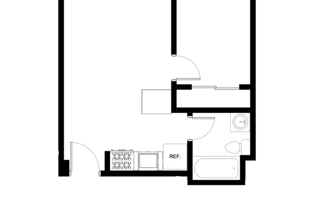1 bed, 1 bath, 404 sqft, $1,299, Unit Unit 208