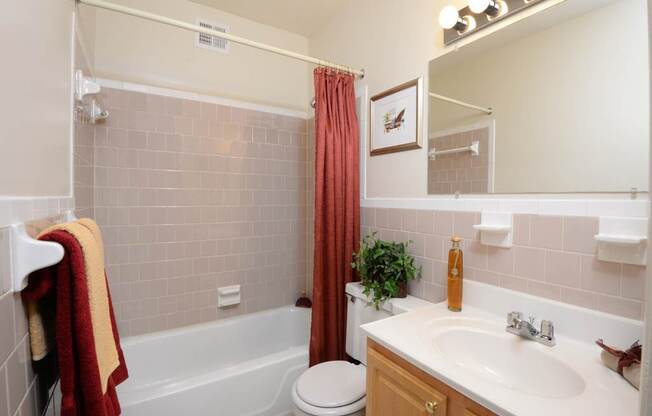 Bathroom at Rockdale Gardens Apartments*, Baltimore, MD