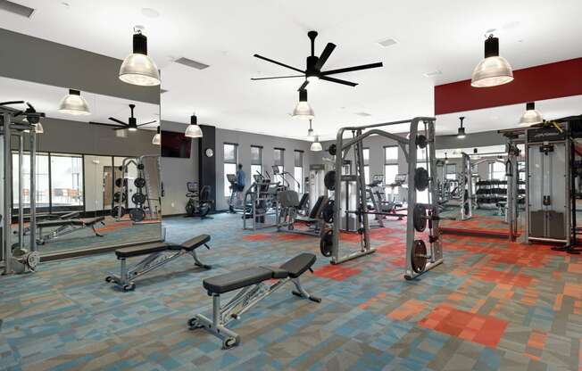 Workout equipment and fitness center - Villages on McKnight