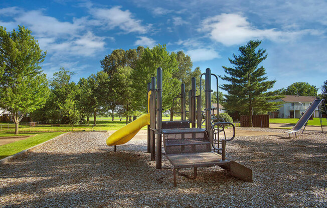 Apartment Playground area at indian woods in Evansville