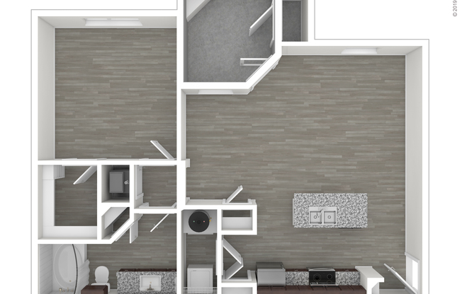 1 bed, 1 bath, 804 sqft, $1,259