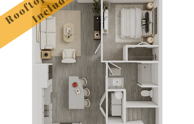 1 bed, 1 bath, 750 sqft, $1,649