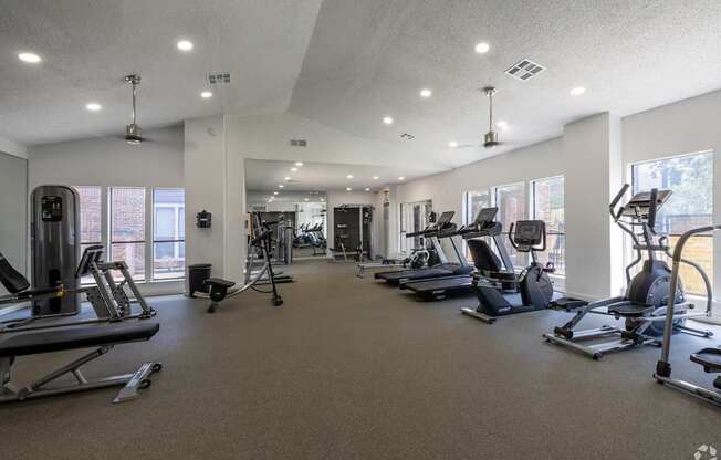Fitness center at Sunset Canyon, San Antonio, TX