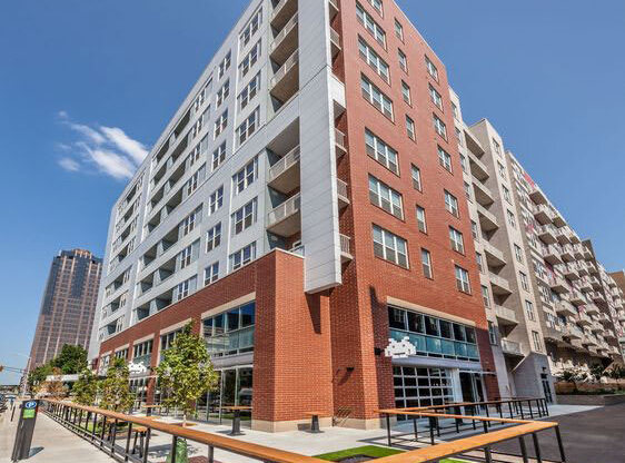 High Rise Building Exterior at The Whit Apartments, Indianapolis, 46204