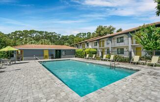 Pool View at The Oasis Apartments, Daytona Beach, 32114