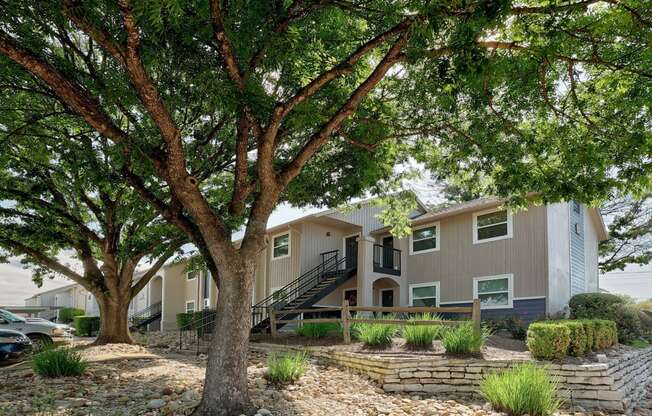 Landscaping at The Villas at Quail Creek Apartments in Austin Texas