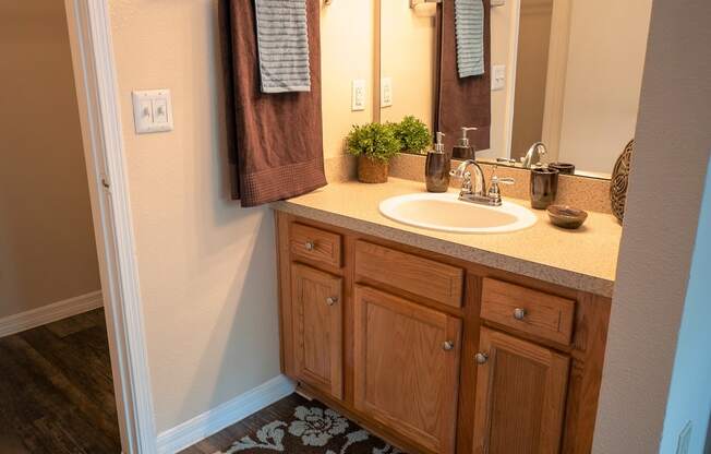 Bathroom area at Northlake Apartments, Jacksonville FL