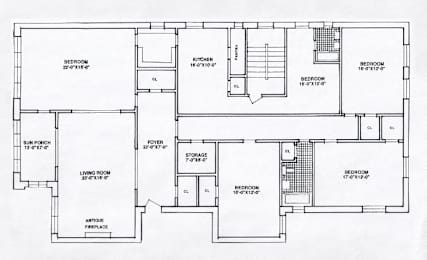 5 beds, 2 baths, $3,550