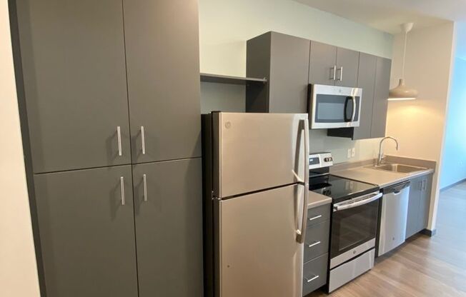 Studio, 1 bath, 535 sqft, $975, Unit 202