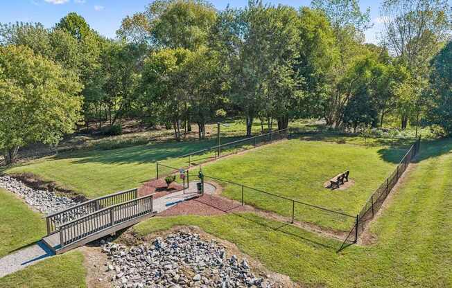 Aerial View of Dog Park