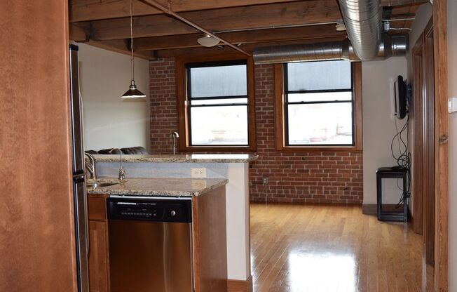 2 beds, 2 baths, 884 sqft, $1,875, Unit United Center Lofts 402