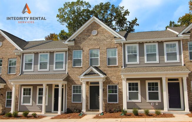 BEAUTIFUL 2 Bedroom Townhome in Cox Mill District AVAILABLE NOW