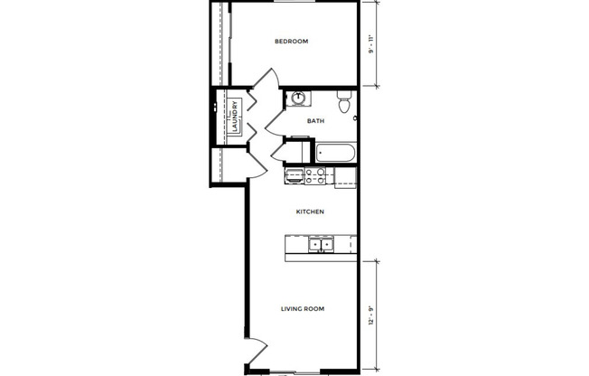 1 bed, 1 bath, 649 sqft, $1,274, Unit EC 4237-16