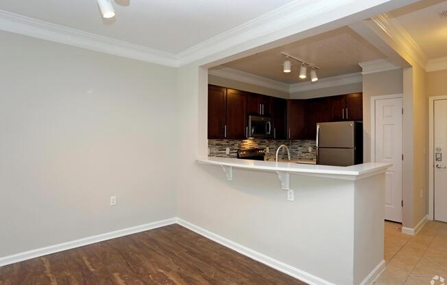 Kitchen at Emerson at Cherry Lane Apartments in Laurel, MD