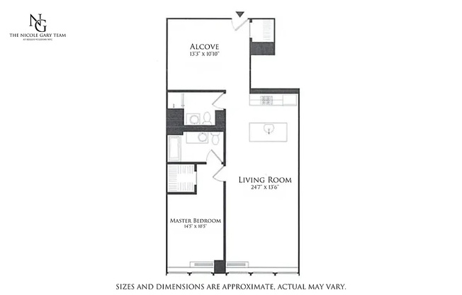 1 bed, 2 baths, 1,080 sqft, $7,000, Unit 4G
