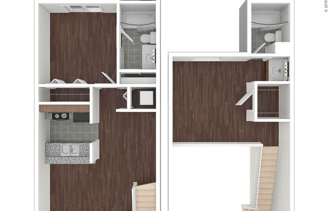 2 beds, 2 baths, 891 sqft, $1,314