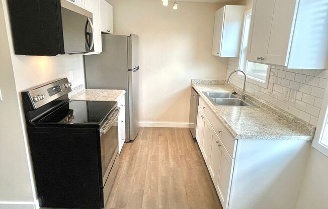 Newly renovated 2 bedroom condo with off-street parking