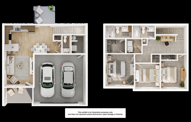 3 beds, 2.5 baths, 1,284 sqft, $1,800, Unit 7800-02
