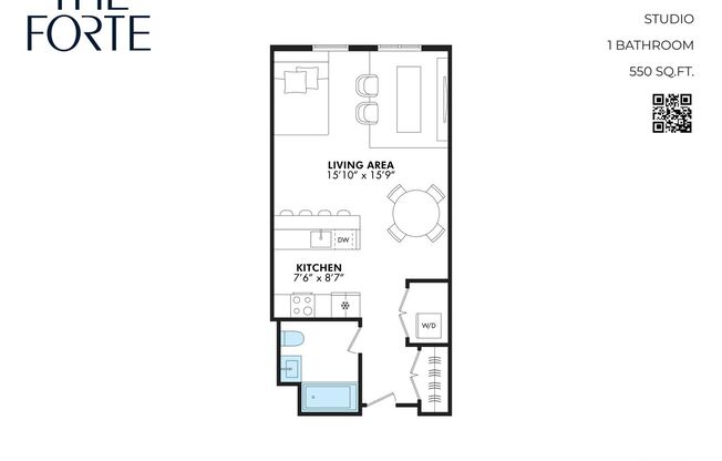 Studio, 1 bath, 508 sqft, $2,399, Unit APT. 523