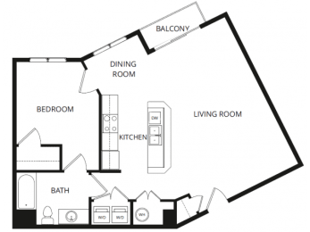1 bed, 1 bath, 770 sqft, $1,185