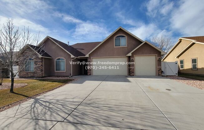 Newer, Spacious 4 Bedroom 2 Bath Home