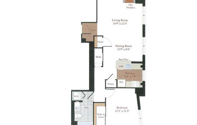 1 bed, 1 bath, $2,645