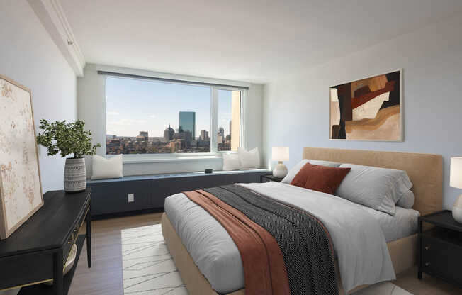 Bedroom with Hard Surface Flooring