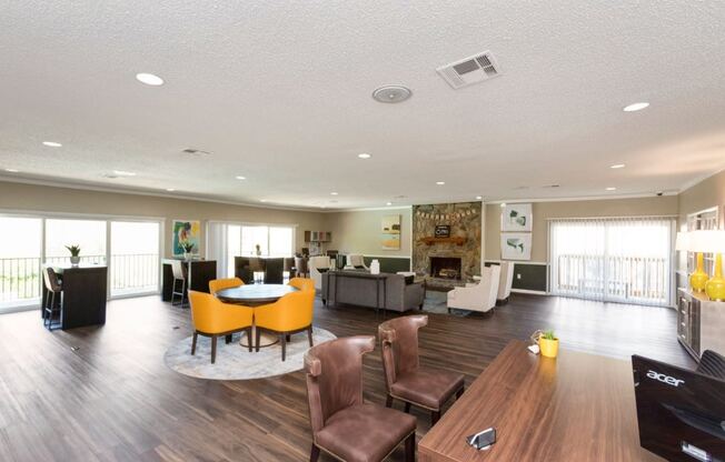 Resident Lounge at Lakecrest Apartments, PRG Real Estate Management, Greenville, 29615