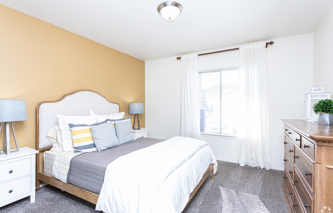 Experience the comfort and style of this beautifully designed bedroom oasis.