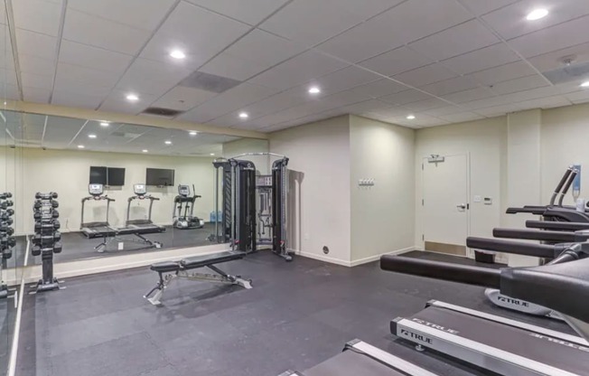 State of the Art Fitness Center at Maddox Apartments