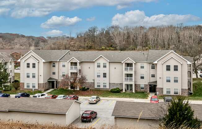 Detached Garages at CoppperCreek Apartments in Council Bluffs, IA