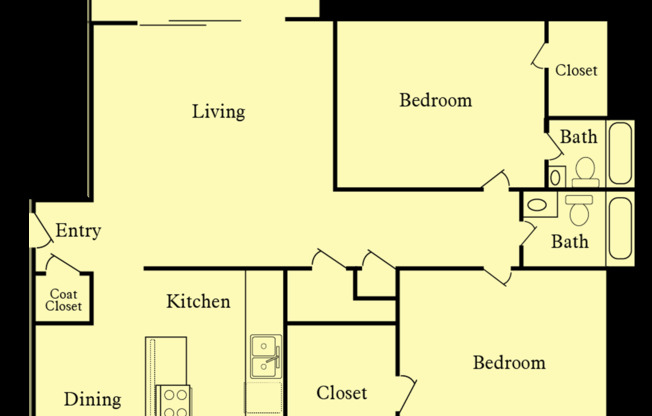 1 bed, 1 bath, 714 sqft, $829, Unit 508G