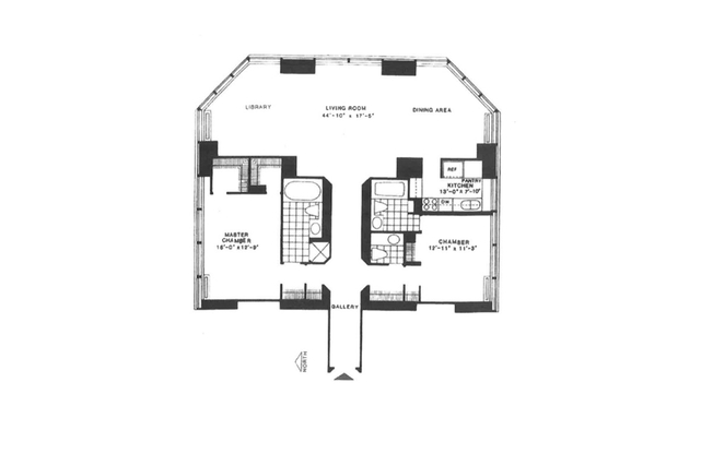 2 beds, 3.5 baths, $15,000, Unit 5101