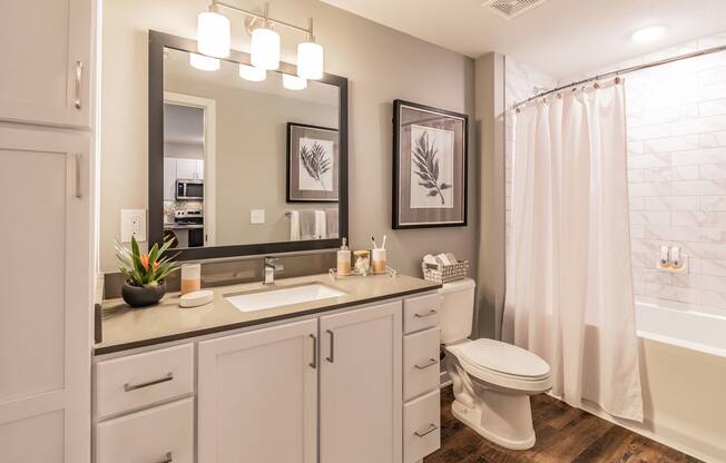 Full Bathroom with Tub at Edge75, Naples, FL 34104