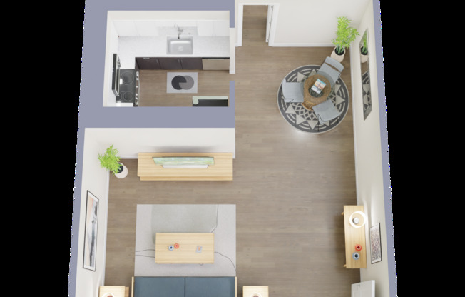 Studio, 1 bath, 450 sqft, $775, Unit 326