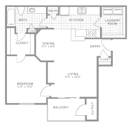 1 bed, 1 bath, 773 sqft, $2,508