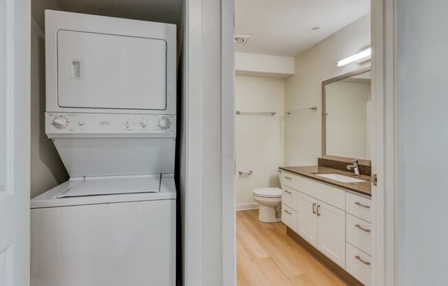 In-Home Washer and Dryer at Tera Apartments, 528 Central Way, WA