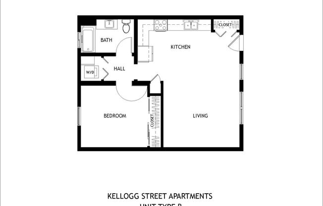 1 bed, 1 bath, 672 sqft, $2,700, Unit Bldg 86 Apt 204
