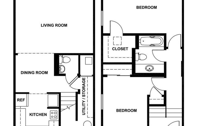 2 beds, 1.5 baths, 950 sqft, $1,395, Unit 5-216
