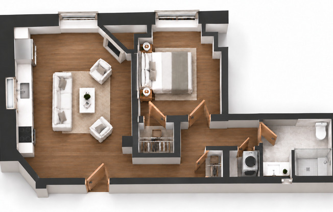 1 bed, 1 bath, 660 sqft, $1,753, Unit 320