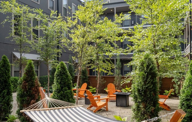 Courtyard with Hammock