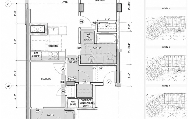 2 beds, 2 baths, 748 sqft, $2,281, Unit 110