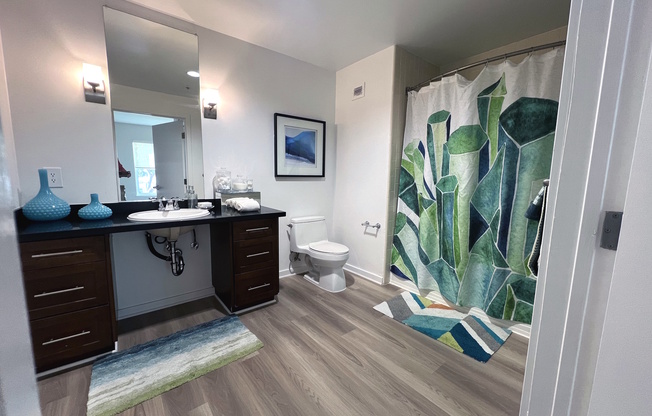 Oversized Restrooms_The Mix at CTR City_Apartments in Anaheim CA